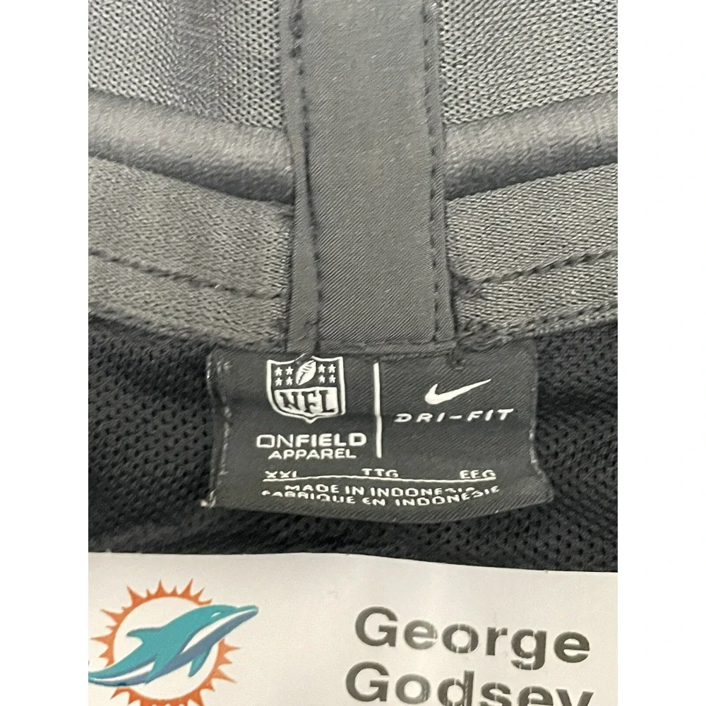 Miami Dolphins Team Issued Nike Dri Fit Pants XXL Owned by Coach George Godsey